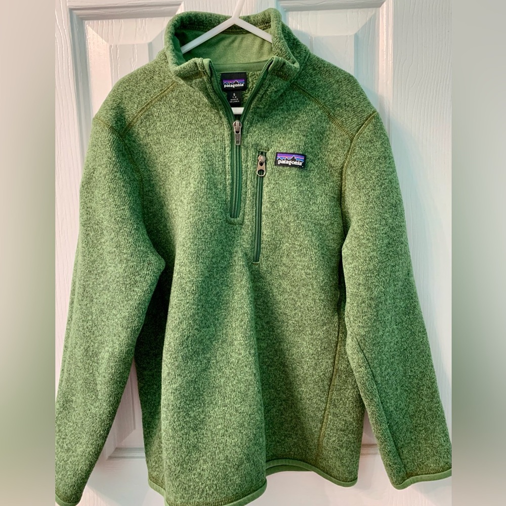 Boys Patagonia Better Sweater 1/4 Zip Pullover